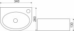 KERRA - Umyvadlo vestavěné KR-601 5907548106049