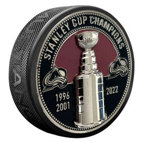 Mustang Puk Colorado Avalanche NHL Ultra 3D Stanley Cup Medallion