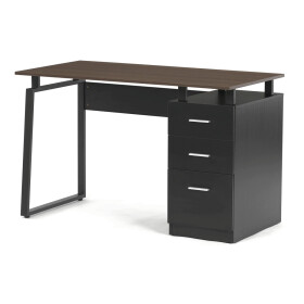 Kancelářský stůl 120x60cm, melamin, ořech, APC-3218 OAK