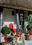 GREEN GATE Zapékací mísy Alice Red - set 2 ks, červená barva, keramika