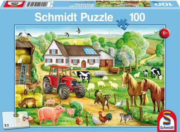 SCHMIDT Puzzle Na farmě