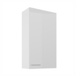 Horní skříňka Lara 60 G-108 1F Barva korpusu: Bílá, Barva dvířek: Cappucino lesk