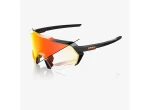 100% Korbin brýle Gloss Metallic Black Orange Flash Mirror Photochromic