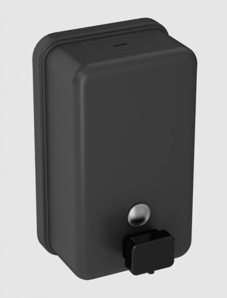 SANELA - Dávkovač mýdla s držákem, matná černá SLZN 39V