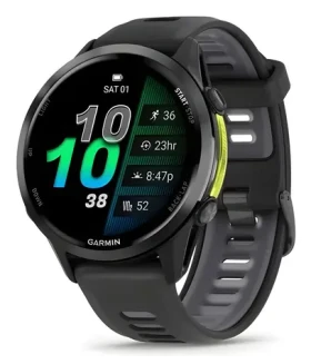 Garmin Forerunner 970 Carbon Grey 47mm Android / Chytré hodinky / 1.4" AMOLED / GPS / Wi-Fi / 5 ATM (010-02969-10)