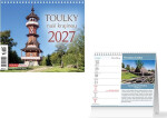 Kalendář 2027 stolní mini Toulky naší krajinou