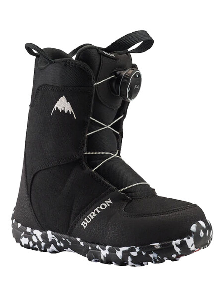 Burton GROM BOA black dětské boty na snowboard - 33EUR