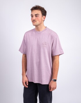 Tričko Carhartt WIP S/S Helix Redux T-Shirt Pink Fog garment dyed