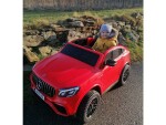 Mamido Dětské elektrické autíčko Mercedes GLC 63S 4x4 dvoumístné červené