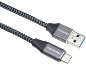 PremiumCord kabel USB-C - USB 3.0 A (USB 3.2 generation 1 3A 5Gbits) 3m oplet (ku31cs3)