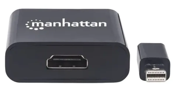 Manhattan Mini DisplayPort - HDMI černá / Adaptér / Aktivní / 4K 60 Hz / HDCP 2.2 (152570)