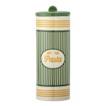 Bloomingville Keramická dóza Stefano Pasta 2,2 l, zelená barva, keramika