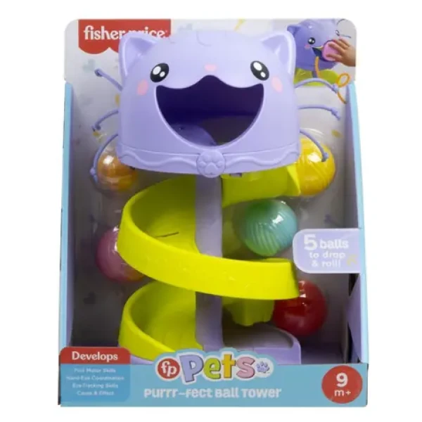 Mattel Fisher Price kočičková kuličková dráha