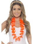 Smiffys.com Věnec na krk oranžový - havaj