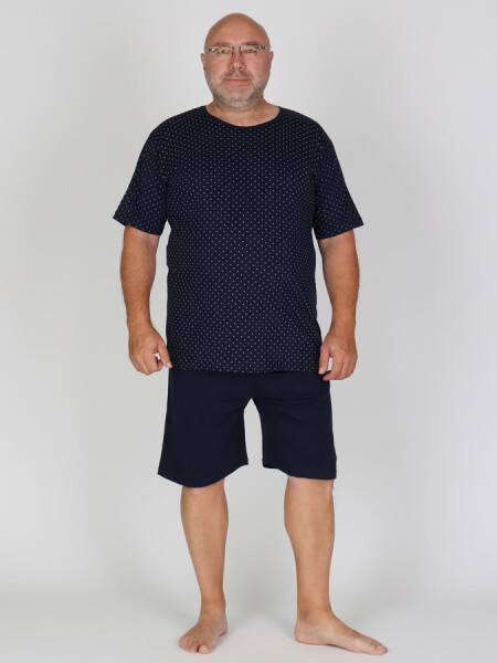 EVONA a.s. Pánské krátké pyžamo P BIGGER 506 - P BIGGER 506 3XL