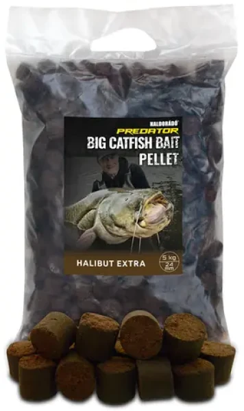 Haldorádó Pelety Catfish Bait Pellet 5kg 24mm Halibut Extra (HD35982)