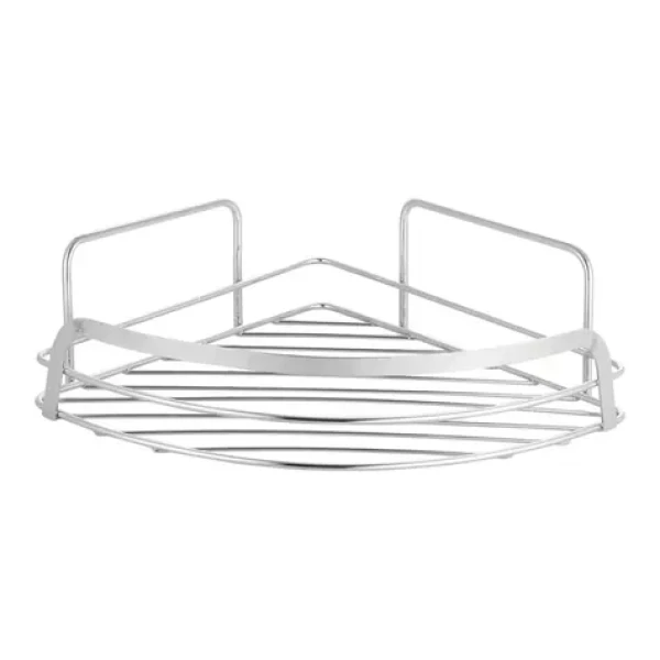 MSV RILEY nástěnná rohová polička do sprchy chromovaná 22.8 cm (3700703909644)