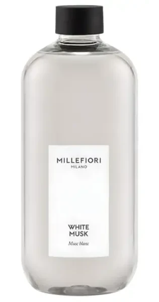 Millefiori White Musk 500 ml / Náhradní náplň do aroma difuzéru / Pižmová vůně (77REMB)
