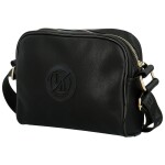 Trendy dámská koženková crossbody kabelka LB Vilja, černá