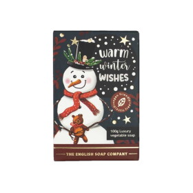 The English Soap Company Vánoční mýdlo Snowman - 100 g, multi barva