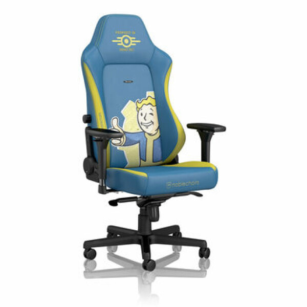 Noblechairs HERO Fallout Vault-Tec Edition / Herní židle / PU kůže / nastavitelná / pojízdná kolečka / nosnost 150 kg (NBL-HRO-PU-FVT)