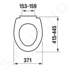 JIKA - Zeta WC sedátko, duroplast, SlowClose, bílá H8932760000001