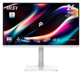 23,8" MSI PRO MAX 241PHW E14 bílá / Monitor / IPS / FHD / 144Hz / 1ms / HDMI + DP + USB-C / VESA (PRO MAX 241PHW E14)