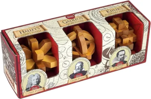 PROFESSOR PUZZLE Hlavolam Great Minds: Slavní muži 3v1