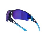 Force Calibre cyklistické brýle modrá/modrá zrc. skla