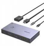 UGREEN CM731 / KVM přepínač / 2v1 / USB-C + HDMI (UGR5726)