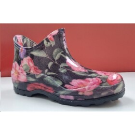 Kotníkové holínky print Realpaks BGP-4/2 dámské květy