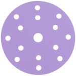 Brusný výsek na suchý zip, 150mm, P400, 14 otvorů, bal. 5ks, WORCRAFT