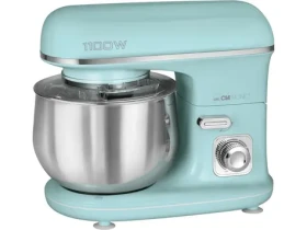 Clatronic KM 3711 zelená / kuchyňský robot / 1100 W / regulace rychlosti / 5L / otočné rameno / mísa z nerezu (KM 3711-Z)