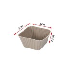 Dortisimo Silikonové košíčky na mini muffiny Čtverce (na 6 ks) 3,5 cm