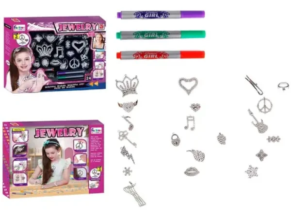 MaDe 15748 Souprava bižuterie k vybarvení