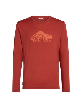 ICEBREAKER Mens Merino 150 Tech Lite LS Tee AorakiExplor, Agate (vzorek) velikost: M