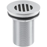 CERANO Umyvadlová výpusť - 5/4“ - neuzavíratelná - chrom