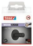 Tesa MOON černá / Háček / Samolepicí montáž / Kov / Kulatý tvar (40563-00000-00)