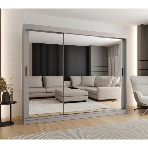 Šatní skříň Abi Rubino T3 Rozměry: 250 cm, Barva korpusu + barva dveří: Kašmír