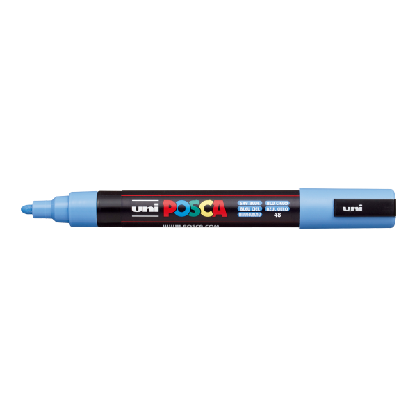 Popisovač Posca nebesky mm