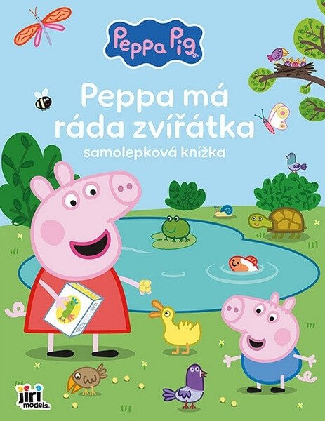 Velká samolepková knížka Peppa má ráda zvířátka