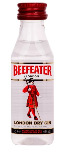 Beefeater London Dry Gin 40% 0,05L (holá lahev)