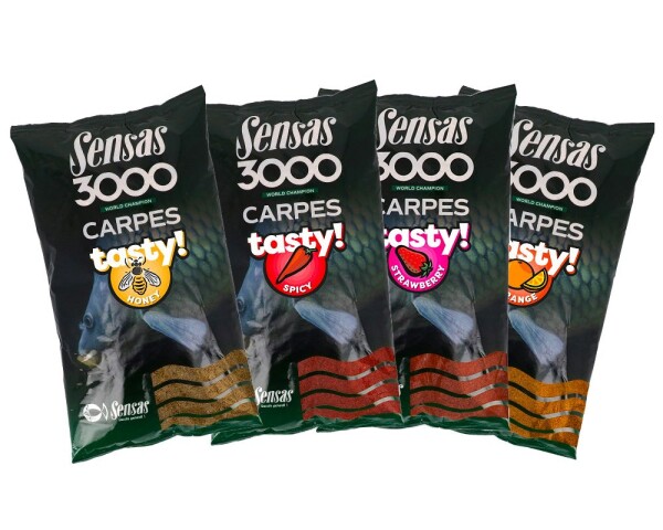 Sensas Krmítková směs 3000 Carp Tasty 1kg,Sensas Krmítková směs 3000 Carp Tasty 1kg