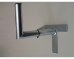 WFmetal Anténní držák na zeď T 35 cm / Držák antény / trubka 42 mm / galvanický zinek (K35T42)