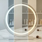REA - Zrcadlo LED MAKE-UP White 50 cm HOM-12021