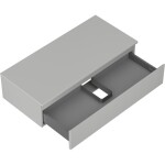 MEXEN/S - Orio koupelnová skříňka pod umyvadlo 100 cm s deskou, 1 šuplík, šedá mat 91A10-10023-1-BFC62