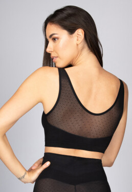 Dámská podprsenka - TULLE - BODYEFFECT SUPPORT Barva: Černá, Velikost L/XL