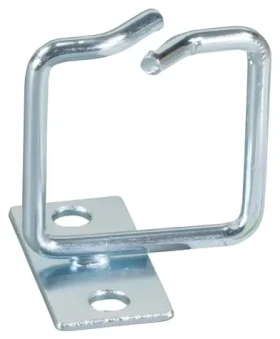 EFB Kabelový kroužek 40x40 mm stříbrná / Kabelový kroužek / 19" / 1U / pozinkovaná ocel (699991.1S)