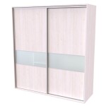 Nábytek Mikulík Skříň FLEXI 2 - 2x dveře dělené sklem MATELUX ROZMĚR: (š/v/h) 180 x 220 x 65 cm