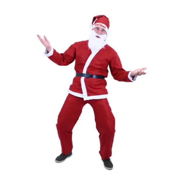 Rappa Kostým Santa Claus (bez vousů) pro dospělé